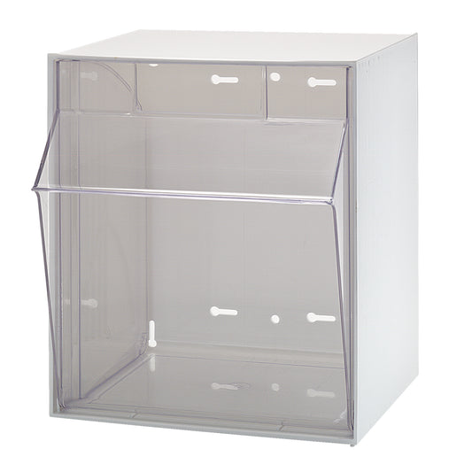Clear Tip Out Bins, 11-13/16" W x 11-3/4" D x 13-7/8" H