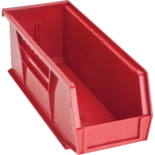 Ultra Stack & Hang Bin, 4-1/8" W x 4" H x 10-7/8" D, Red