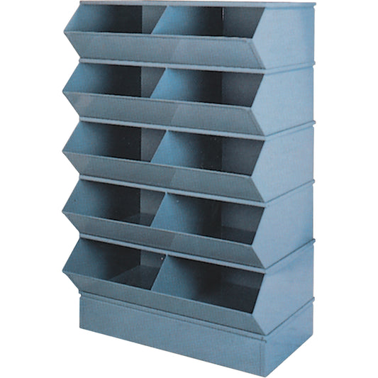 Pre-Engineered Sectional Systems, 5000 lbs. Cap., 37" W x 24" D x 55" H, Blue