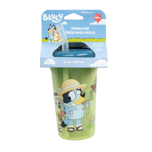 FIRST YEARS - BLUEY - 12oz NON INSULATED STRAW CUP 1pk (Case of 2)