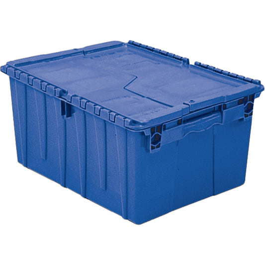 Flipak® Polyethylene Plastic (PE) Distribution Containers, 23.9" x 19.6" x 12.6", Blue