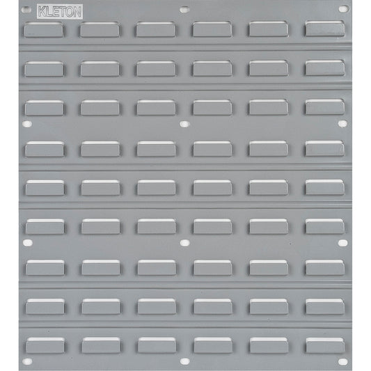 Metal Louvered Panel Bin Support Rack, 16 Bins, 18" W x 1/8" D x 19" H
