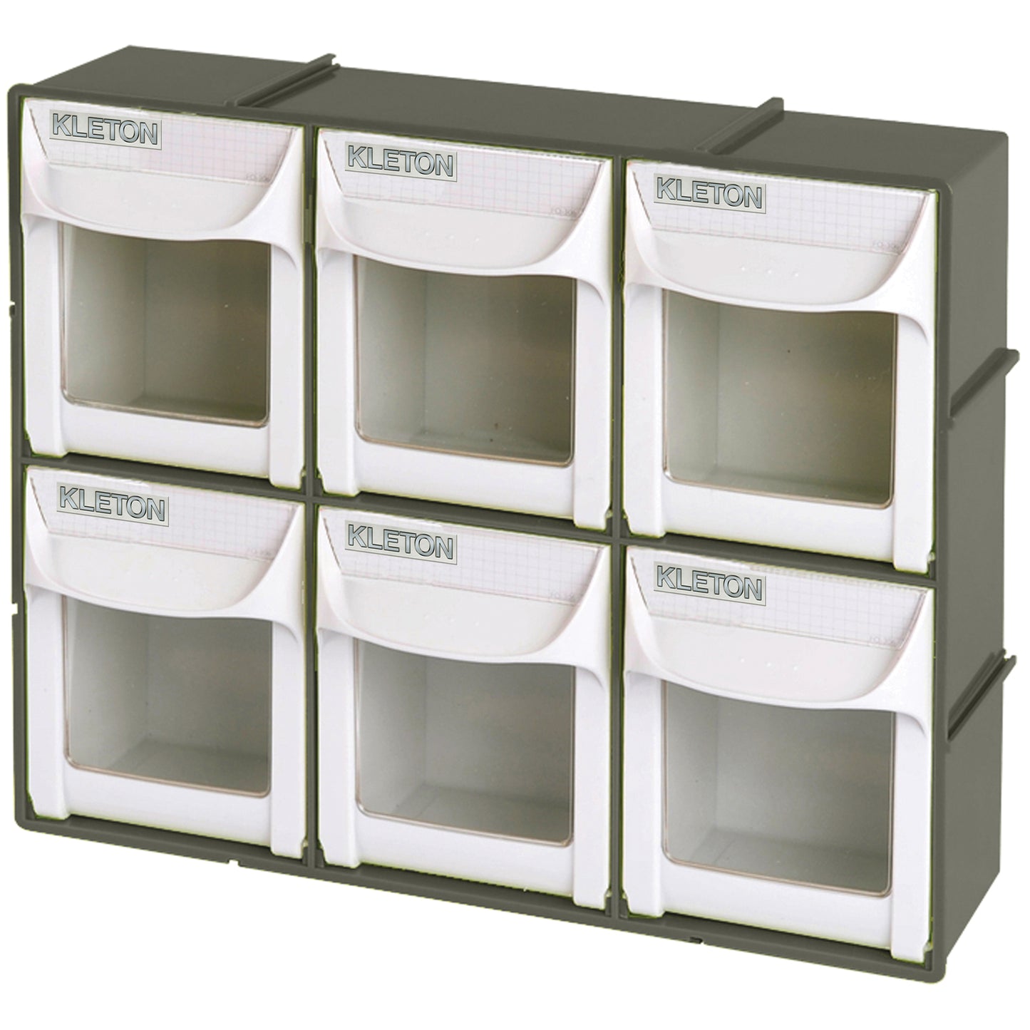 Heavy-Duty Tilt Bin, 11-3/4" W x 3-1/2" D x 9-3/4" H, 6 Drawers