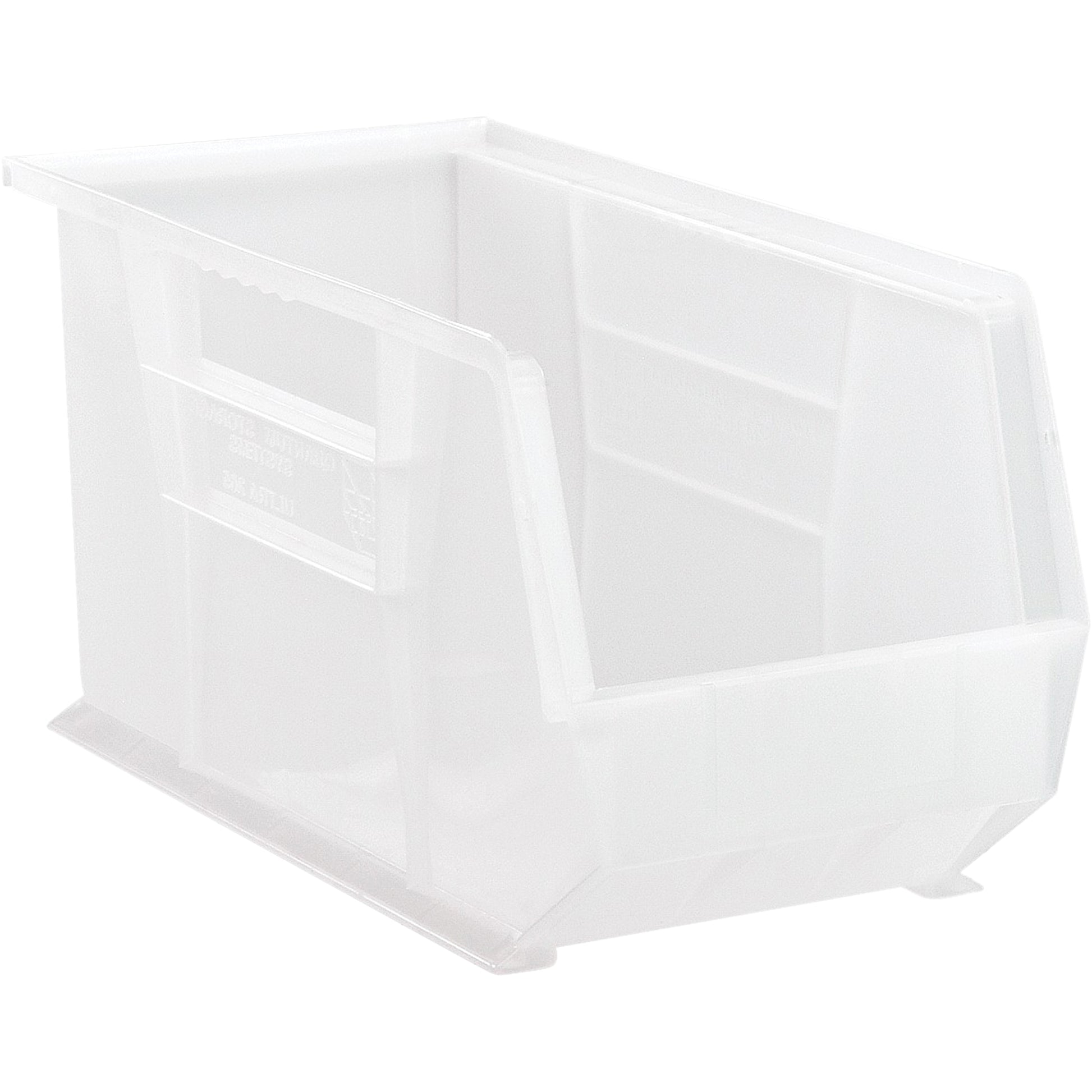 Clear-View Ultra Stack & Hang Bin, 8-1/4" W x 9" H x 18" D, Clear