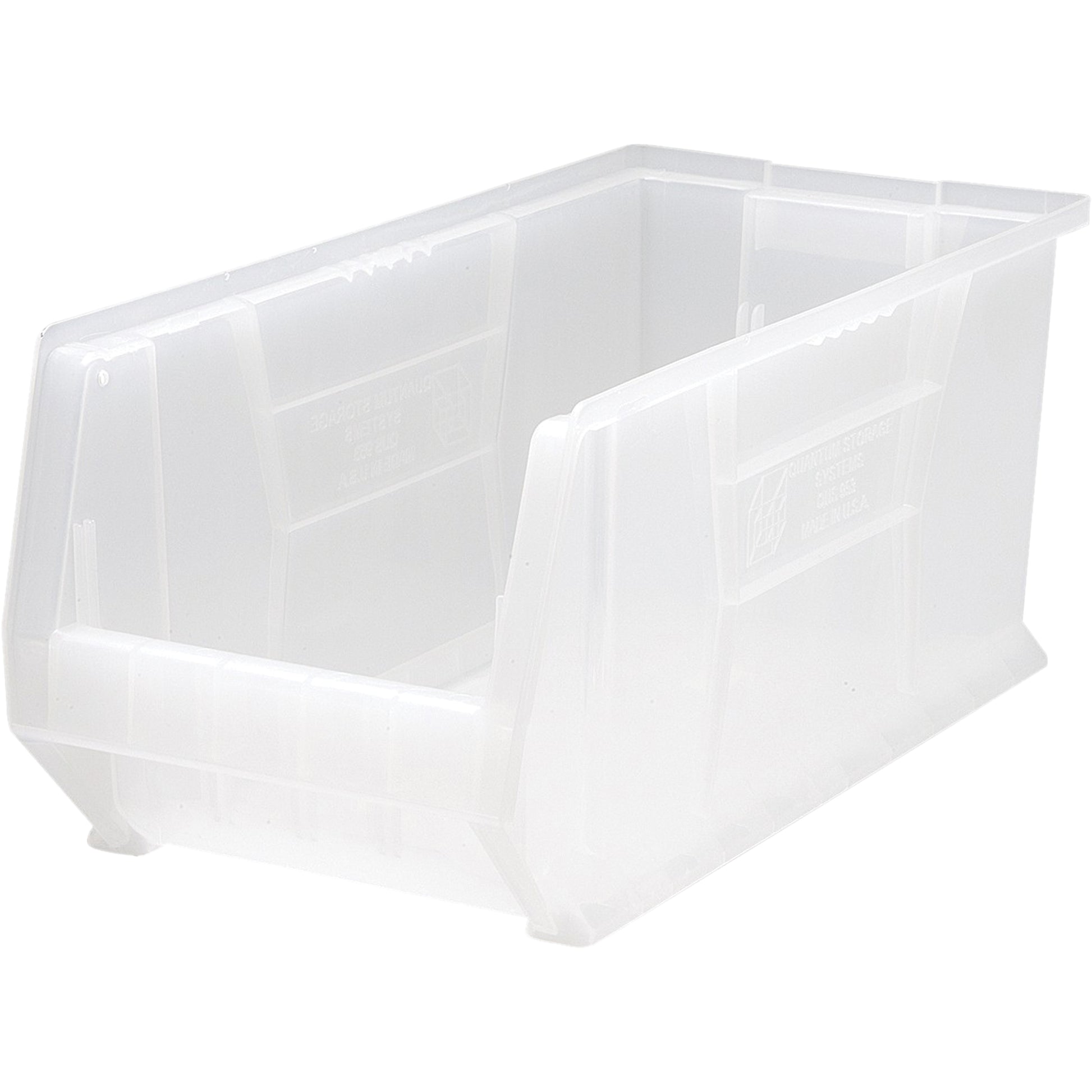 Hulk Containers, 11" W x 10" H x 23-7/8" D, Clear