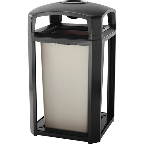 Landmark Series Classic Ash Tray & Waste Receptacle, Plastic, 50 US gal. Capacity, 46-1/2" Height