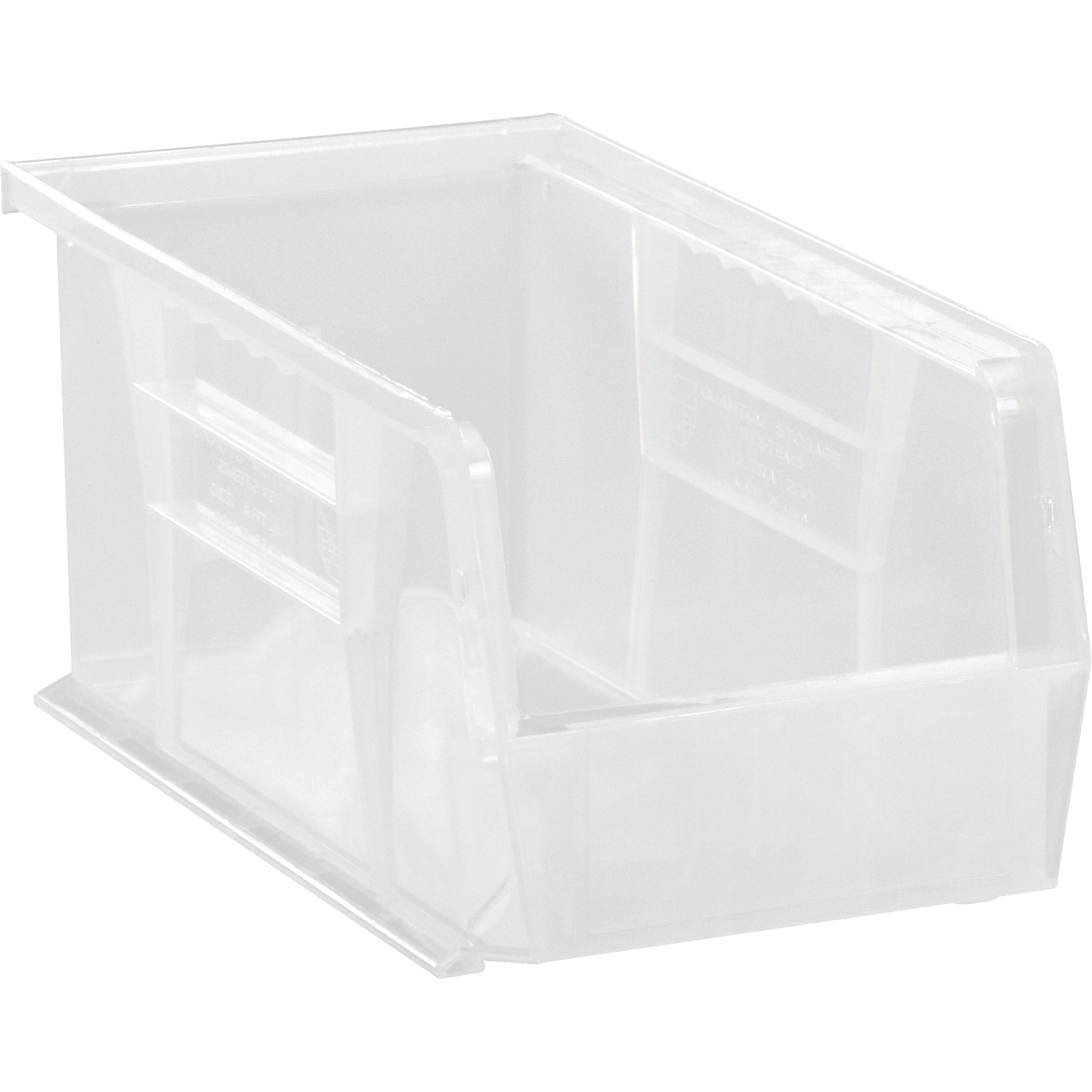 Clear-View Ultra Stack & Hang Bin, 5-1/2" W x 5" H x 10-7/8" D, Clear
