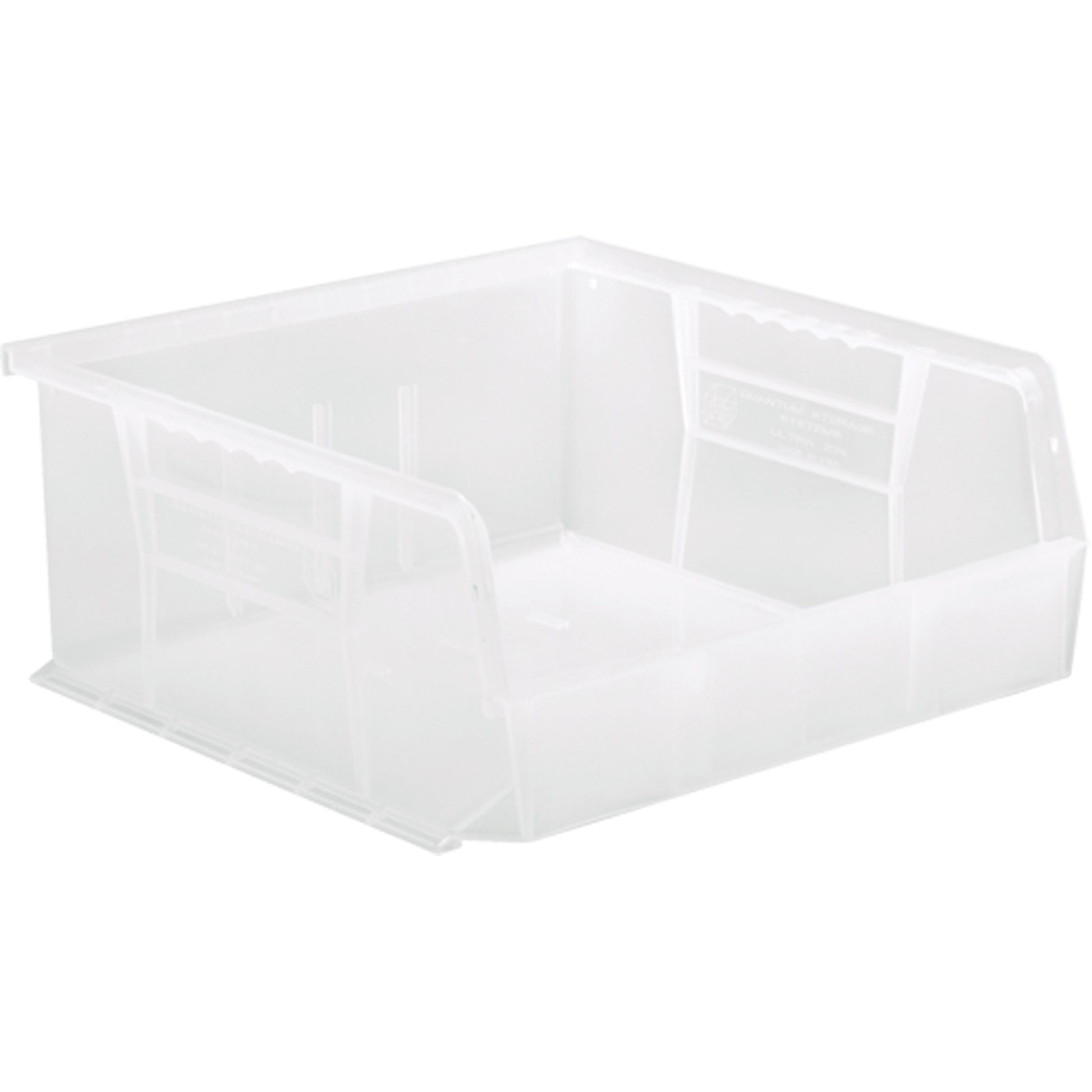 Clear-View Ultra Stack & Hang Bin, 11" W x 5" H x 10-7/8" D, Clear