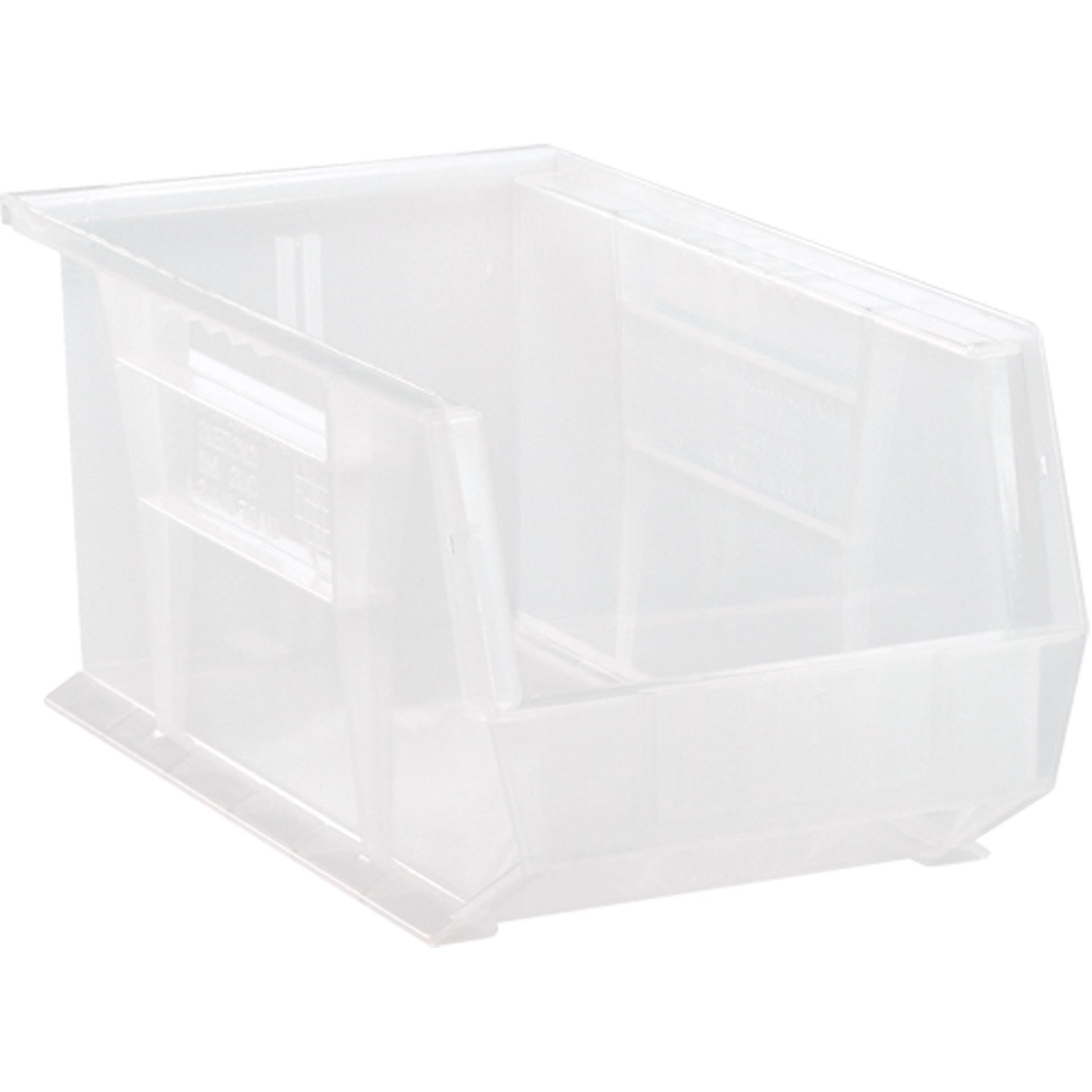 Clear-View Ultra Stack & Hang Bin, 8-1/4" W x 7" H x 14-3/4" D, Clear