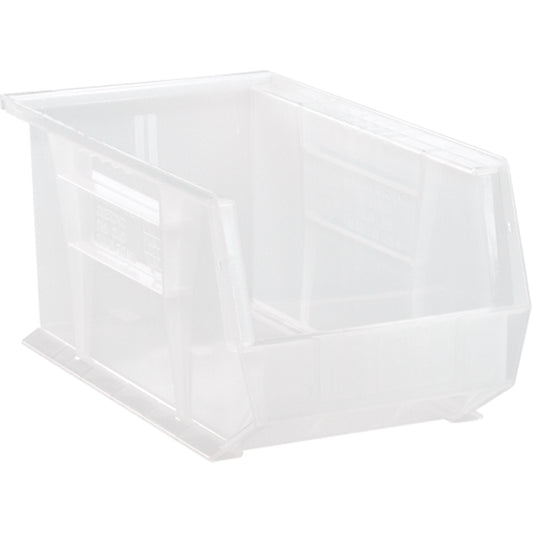 Clear-View Ultra Stack & Hang Bin, 8-1/4" W x 7" H x 14-3/4" D, Clear