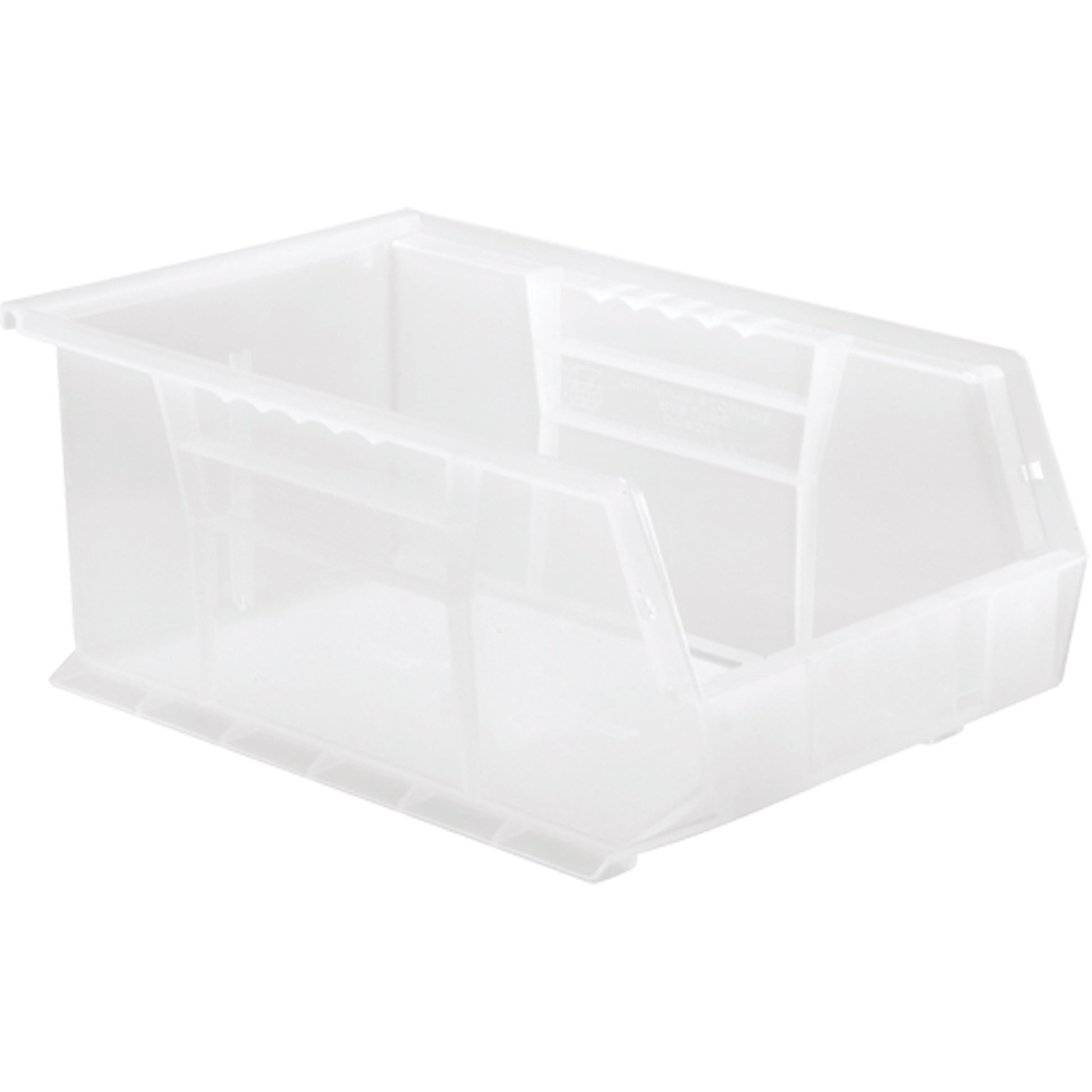 Clear-View Ultra Stack & Hang Bin, 8-1/4" W x 6" H x 13-5/8" D, Clear