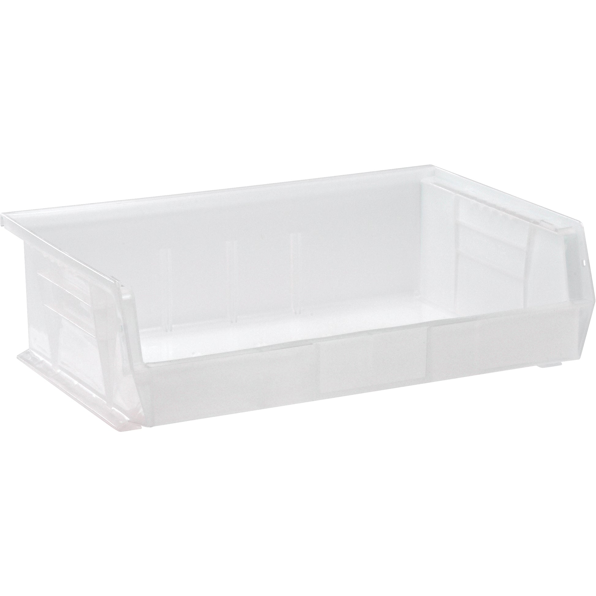 Clear-View Ultra Stack & Hang Bin, 16-1/2" W x 5" H x 10-7/8" D, Clear