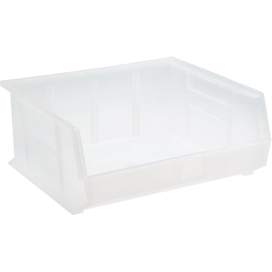 Clear-View Ultra Stack & Hang Bin, 16-1/2" W x 7" H x 14-3/4" D, Clear