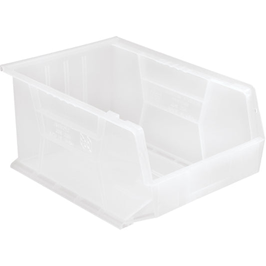 Clear-View Ultra Stack & Hang Bin, 11" W x 8" H x 16" D, Clear