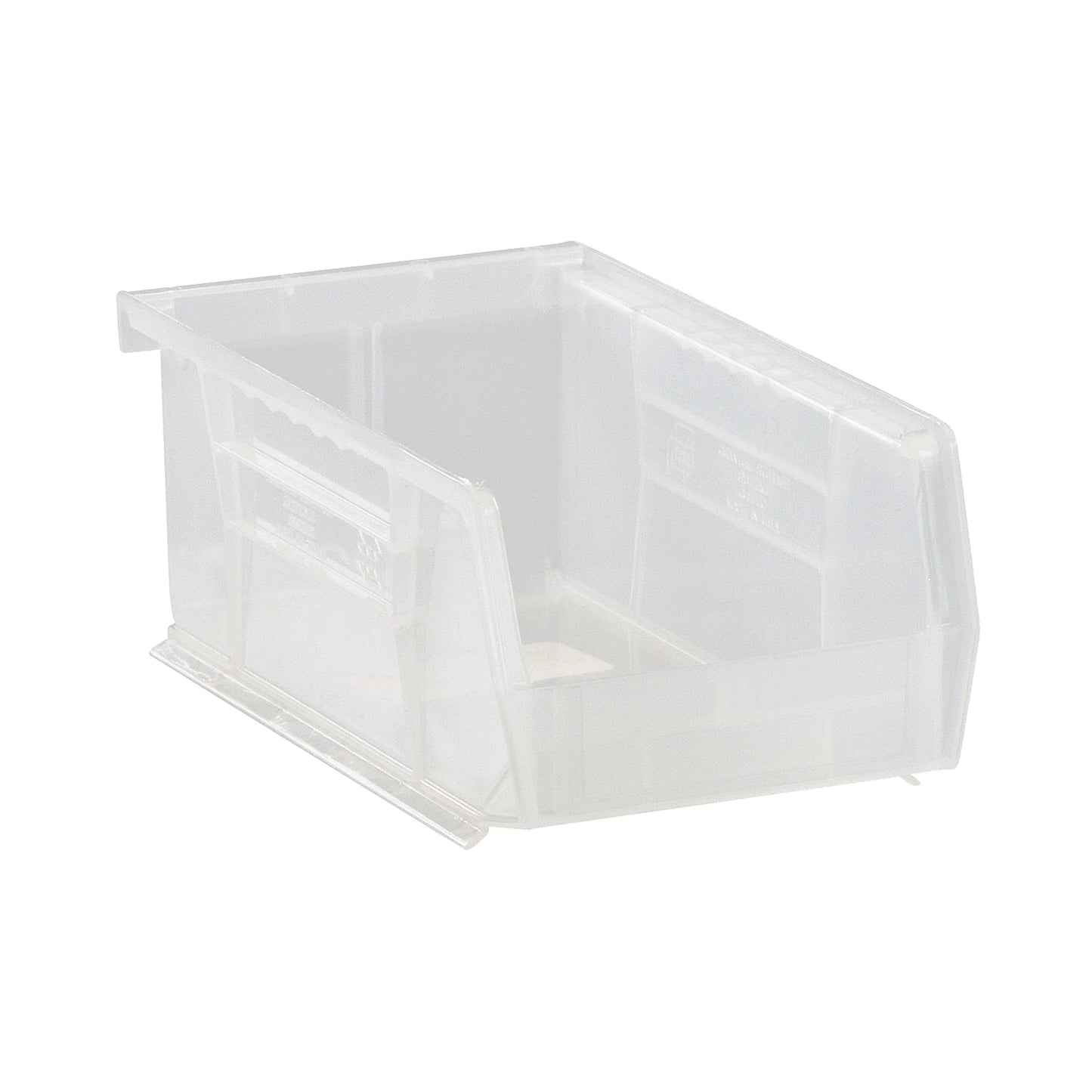 Ultra Stack & Hang Bin, 4-1/8" W x 3" H x 7-3/8" D, Clear