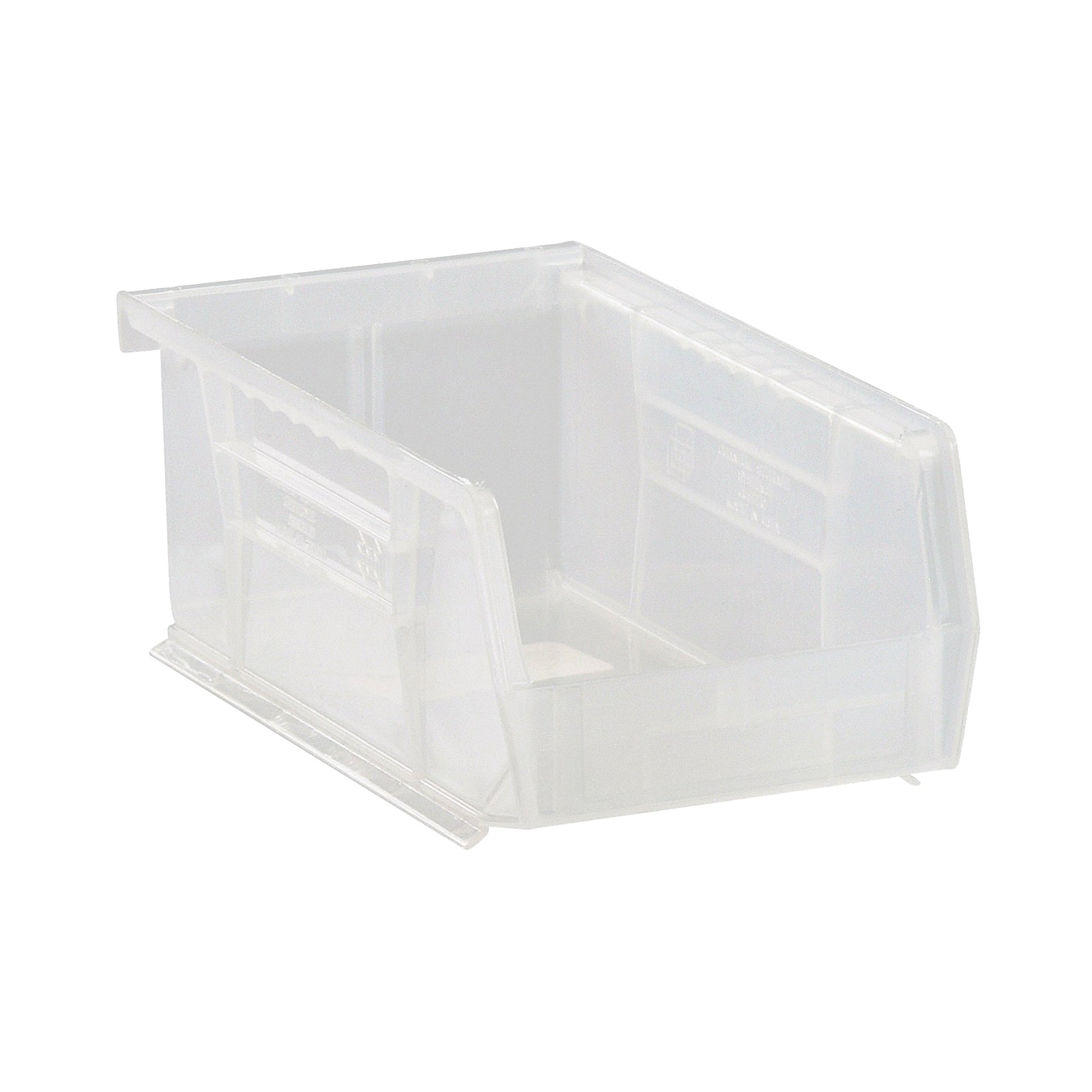 Ultra Stack & Hang Bin, 4-1/8" W x 3" H x 7-3/8" D, Clear