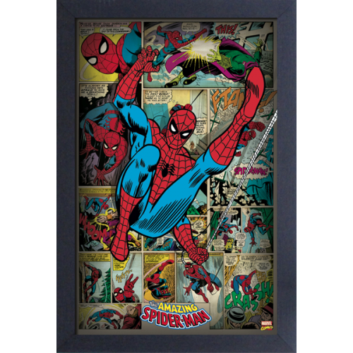 SPIDERMAN - COMIC PANELS - 11" x 17" GEL PRINT (Case of 6)