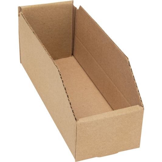 Deep Corrugated Parts Bins, 3-3/4" W x 11-1/4" D x 4-1/2" H, Beige