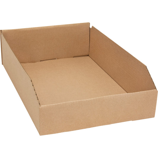 Deep Corrugated Parts Bins, 11-3/4" W x 17-1/4" D x 4-1/2" H, Beige