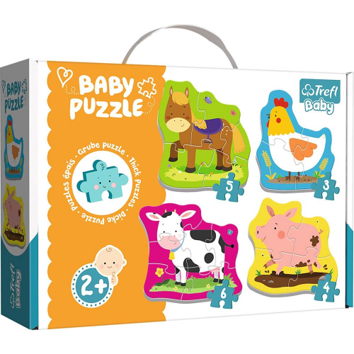 PUZZLE - BABY CLASSIC - ANIMALS on the FARM (Case of 6)