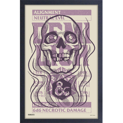 DUNGEONS and DRAGONS - NEUTRAL EVIL - 11" x 17" GEL PRINT (Case of 6)