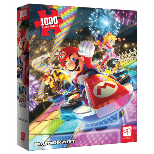 PUZZLE - 1000pc - MARIO KART RAINBOW ROAD (Case of 6)