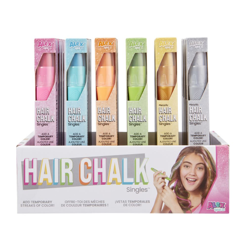 ALEX - SPA- HAIR CHALK SINGLES in CDU ASST (Case of 24)