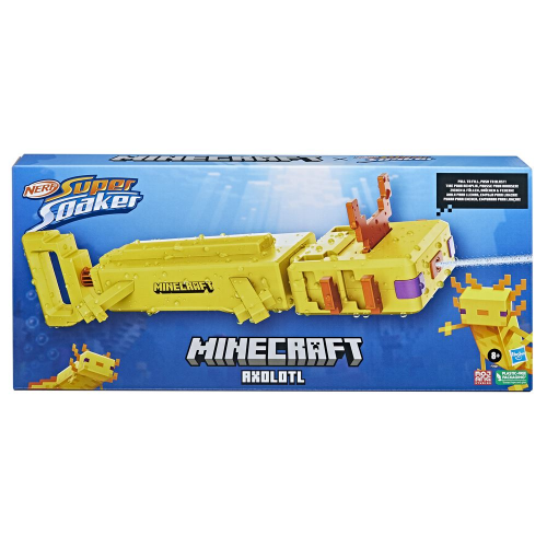 NERF - SUPERSOAKER - MINECRAFT - AXOLOTL (Case of 4)