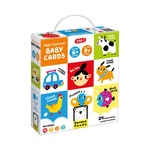 HIGH CONTRAST - BABY - 12 CardsÂ  (6m-9m) (Case of 10)