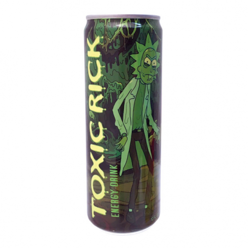 ENERGY DRINK - 12fl oz/355ml - RICK and MORTY - TOXIC RICK (Case of 12)