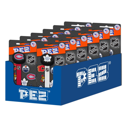 PEZ - NHL PUCKS (PDQ) ASST (Case of 12)