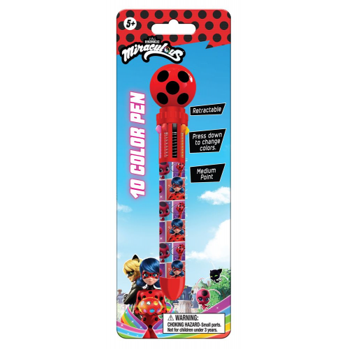 MIRACULOUS - 10 COLOR - JUMBO PEN (Case of 12)