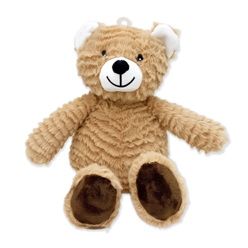 8" RIDGED PLUSH BEAR - TAN (Case of 24)