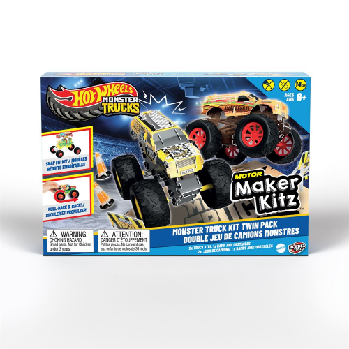 HOT WHEELS MONSTER TRUCKS CRASH ZONE TWIN PACK (Case of 4)
