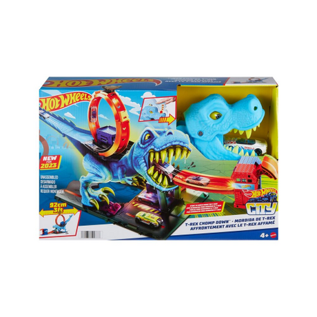 HOT WHEELS - CITY T-REX CHOMP DOWN PLAYSET (Case of 2)