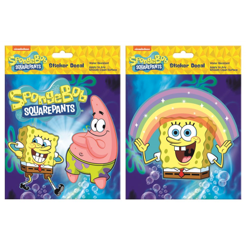 SPONGEBOB - STICKER DECAL (Case of 6)