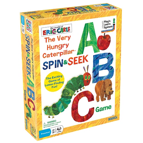 BRIARPATCH - WORLD of ERIC CARLE - VERY HUNGRY CATERPILLAR - SPIN and SEEK ABC G (Case of 6)