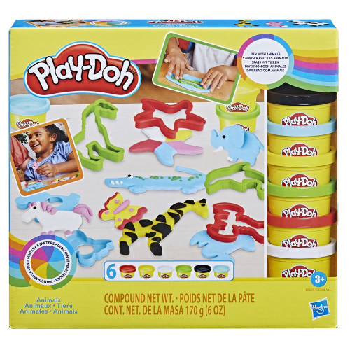PLAY-DOH - FUNDAMENTALS ANIMALS (Case of 6)