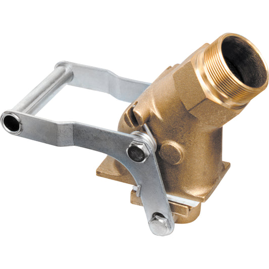 Self-Closing Gate Valve, Brass, 2" NPT