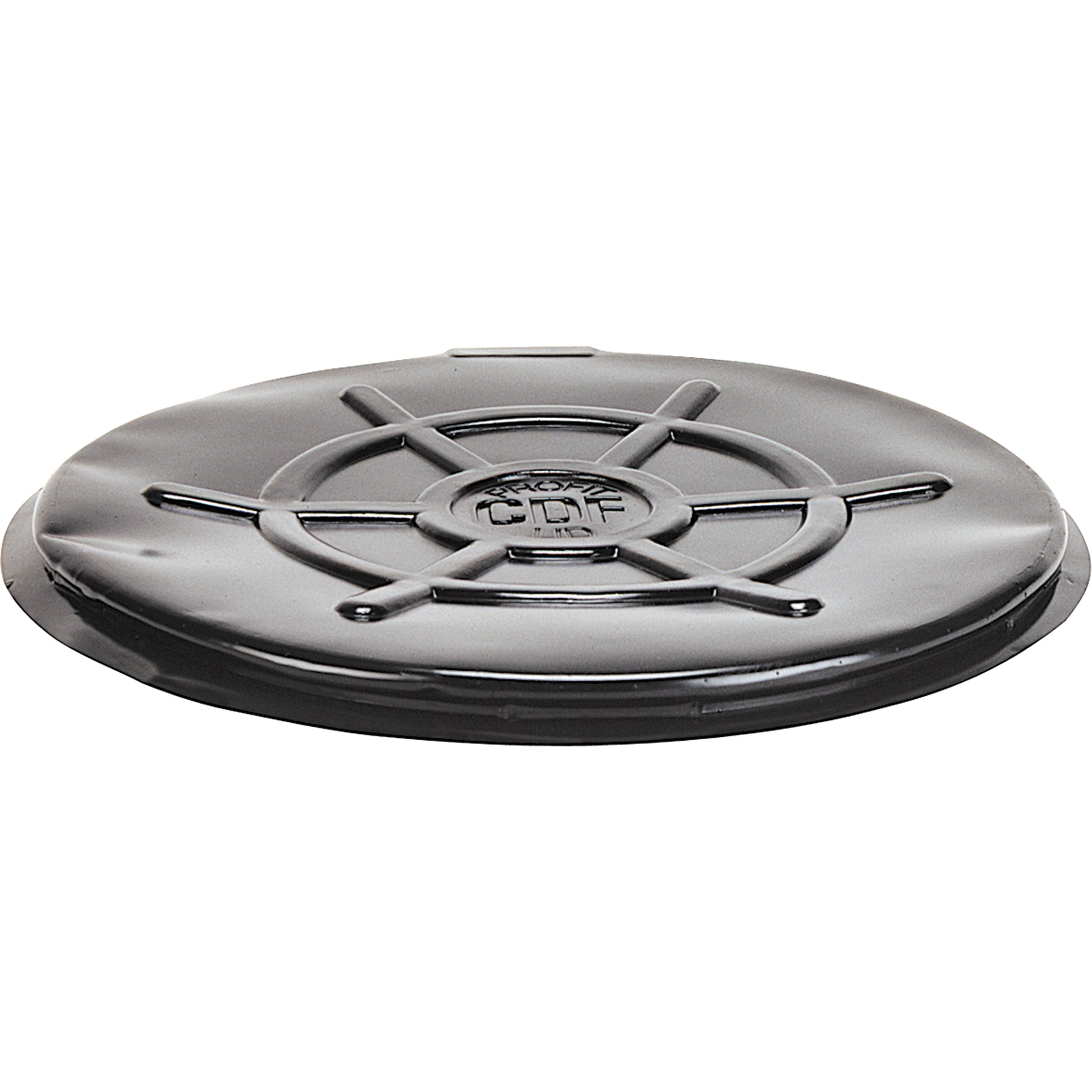 Protective Drum Lids, Open Top, Fits: 55 US gal (45 imp. gal.), Black
