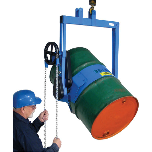 Drum Lifters - Geared Tilted, 55 US gal. (45 Imperial Gal.) Drum Size, 2000 lbs./907 kg. Cap.