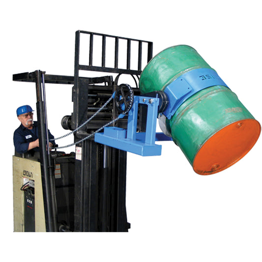 Fork Mounted Drum Lifters, 55 US gal. (45 Imperial Gal.) Drum Size, 2000 lbs./907 kg. Cap.
