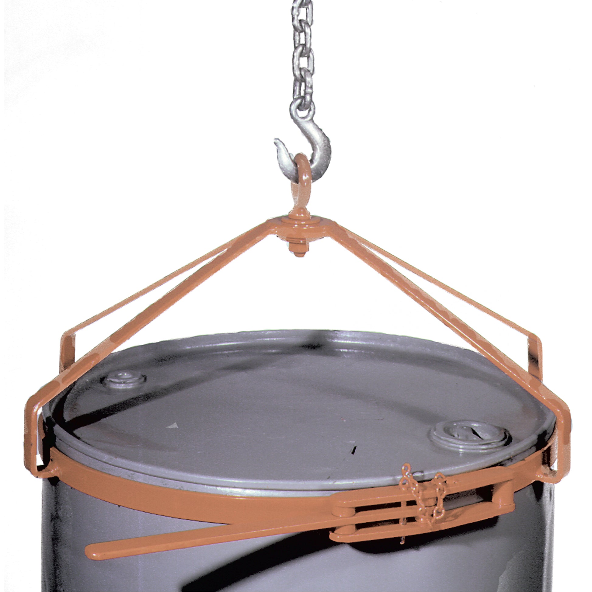 Manual Vertical Drum Lifter, 55 US gal. (45 Imperial Gal.), 700 lbs./317 kg. Cap.