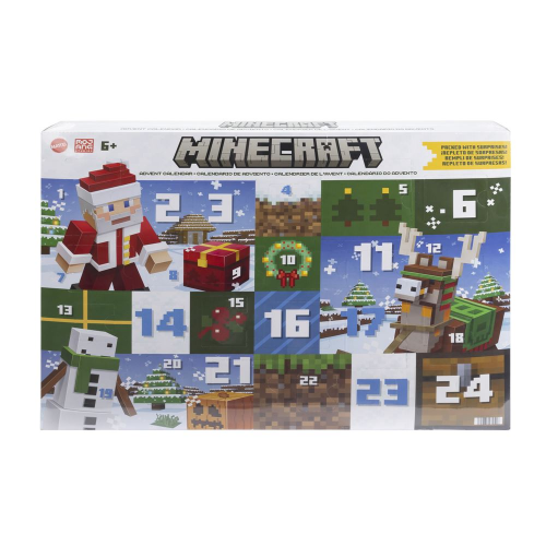 MINECRAFT - 3.25" FIGS - ADVENT CALENDAR (Case of 6)