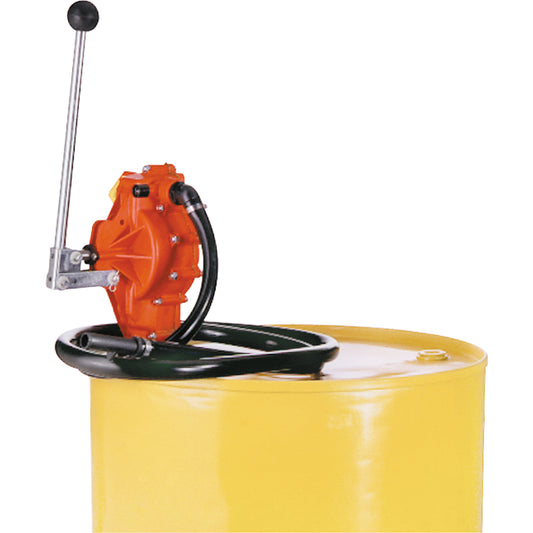 Transfer Pumps, Thermoplastic, 32 oz./Stroke, Fits 55 Gal./33 gal.
