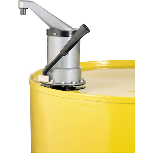 Lever Type Drum Pump, Polypropylene, 10 oz./Stroke, Fits 5-45 Gal.