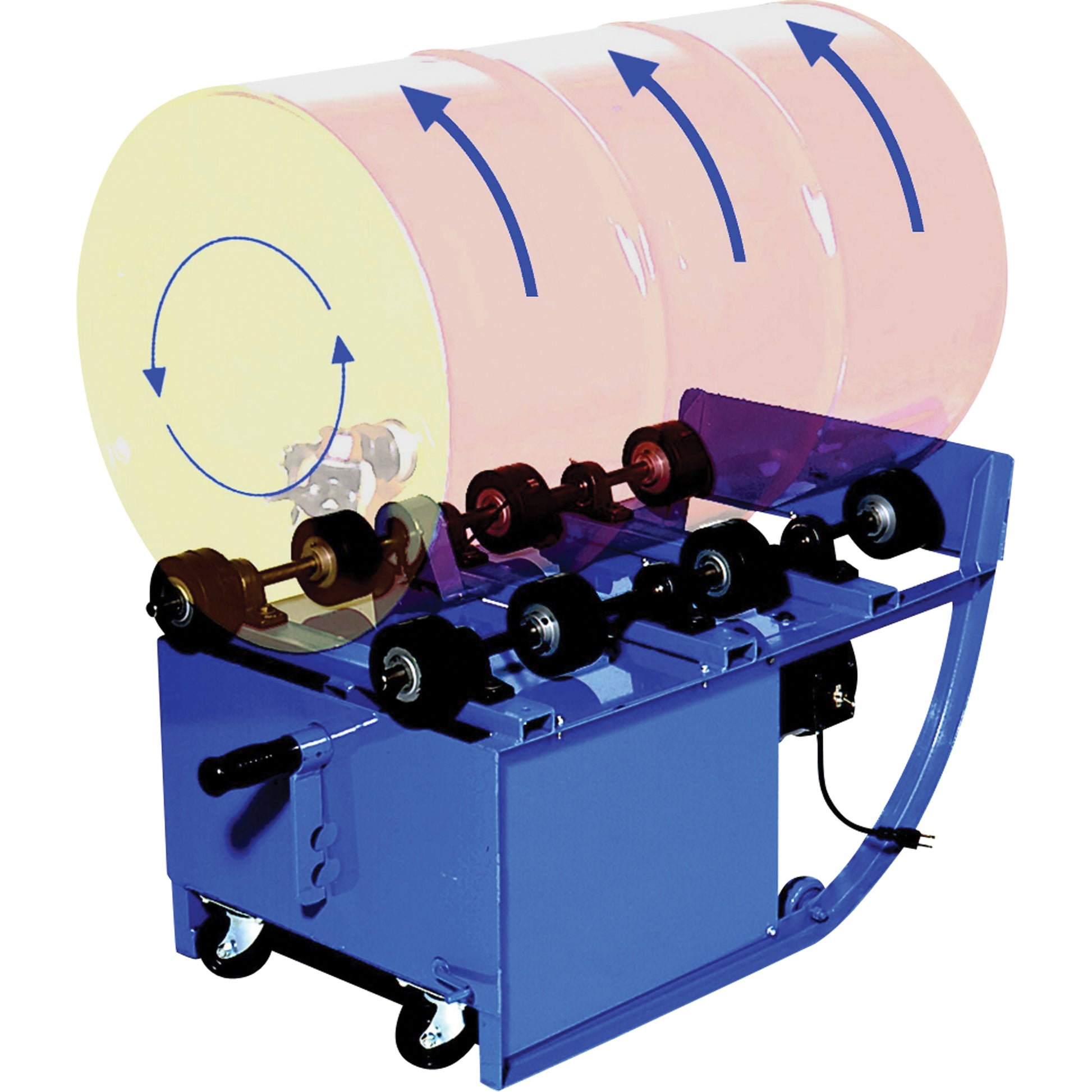 Portable Rotators, 55 US gal. (45 Imperial Gal.) Capacity, Variable Speed, 0.5 HP
