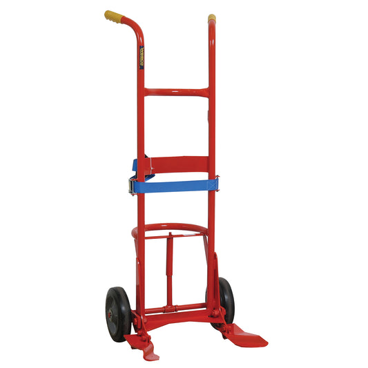 Overpack Hand Truck, Steel Construction, 55 US gal. ( 45 Imperial Gal.)