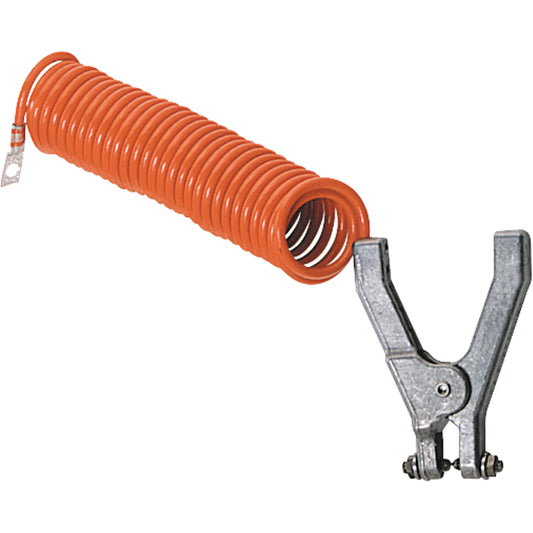 Coiled Grounding Clamps, 360" Long