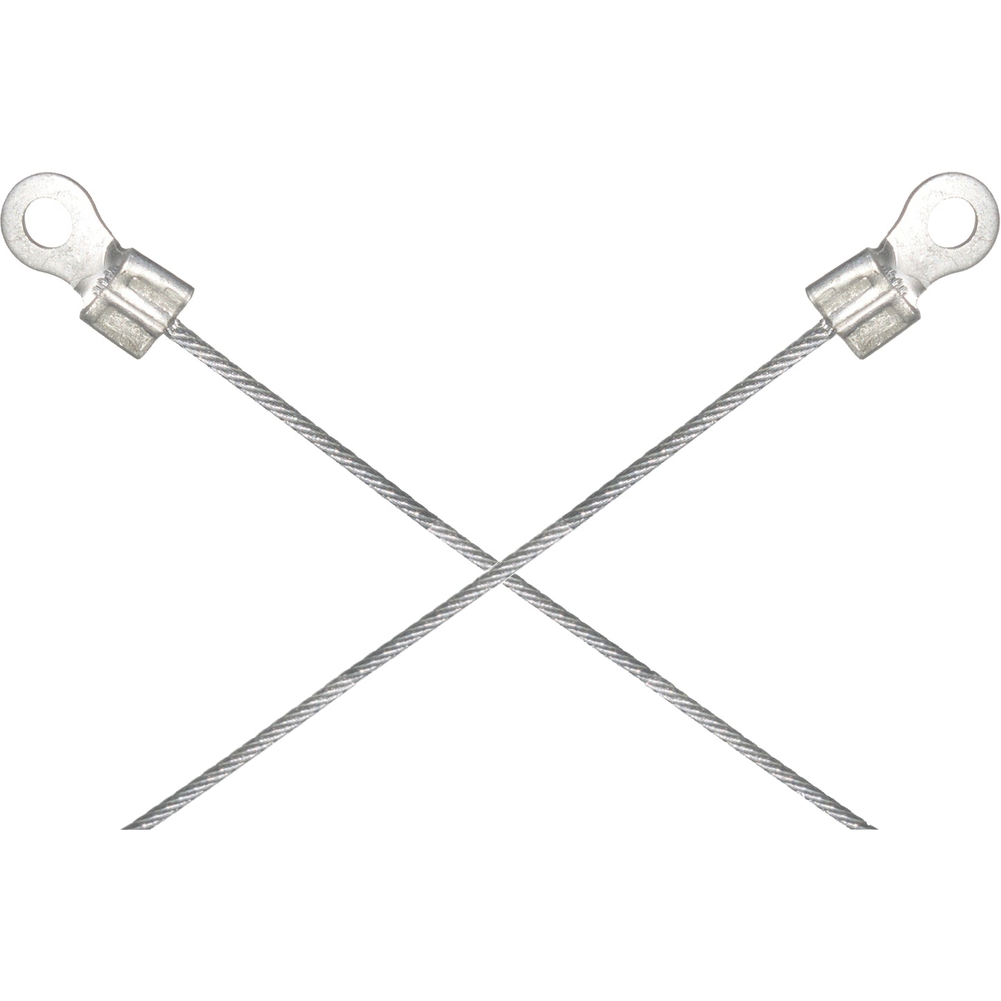 Light-Duty Bonding & Grounding Wire Assemblies - Two 1/4" Terminal Connectors